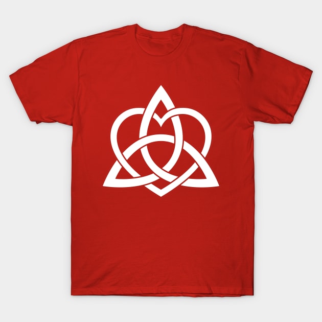 Celtic Knot Abstract Heart Tribal design T-Shirt by DesignsbyZazz